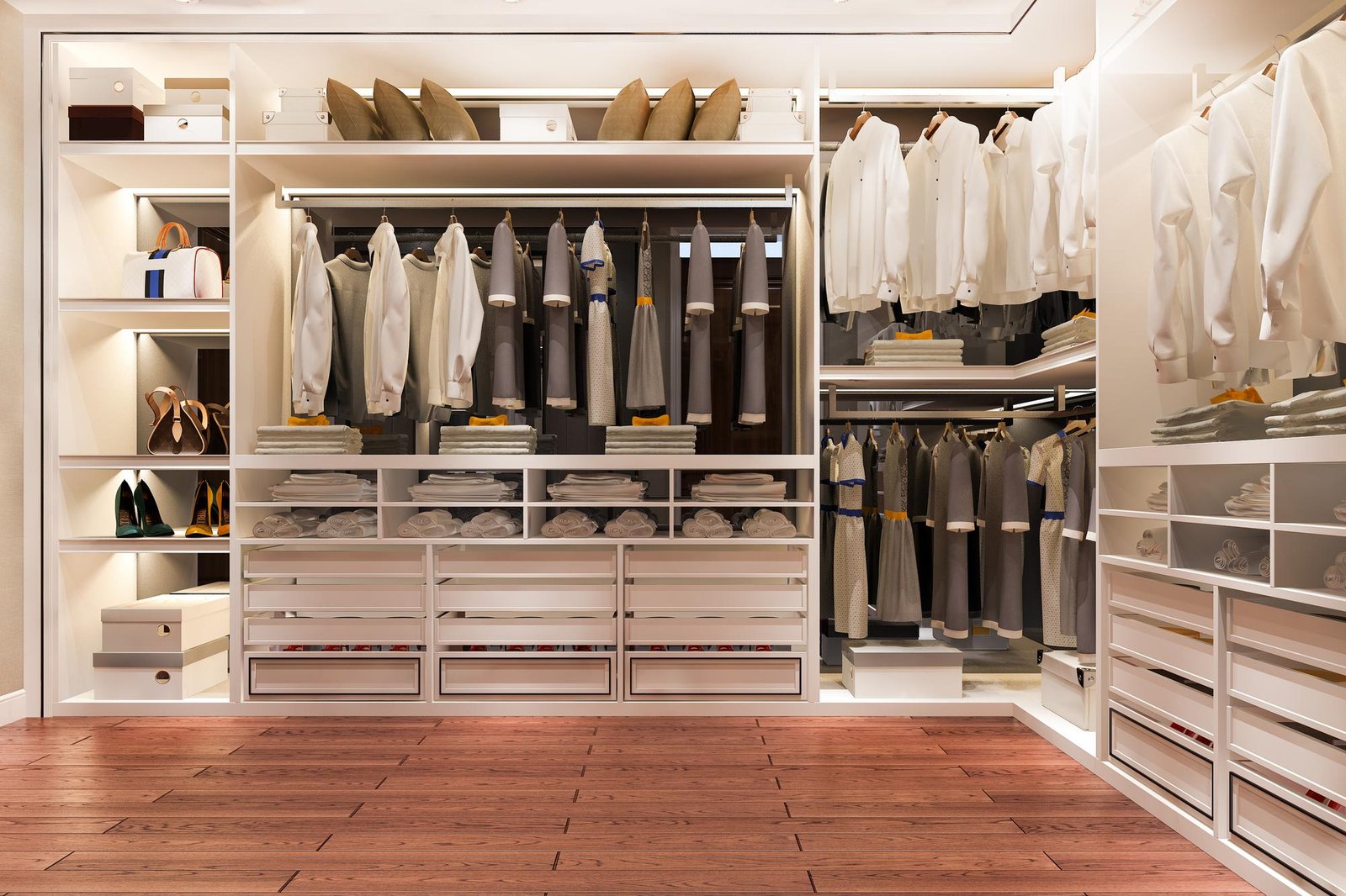 closets de lujo en Bogotá, diseño de closets a medida, mobiliario premium para dormitorios
