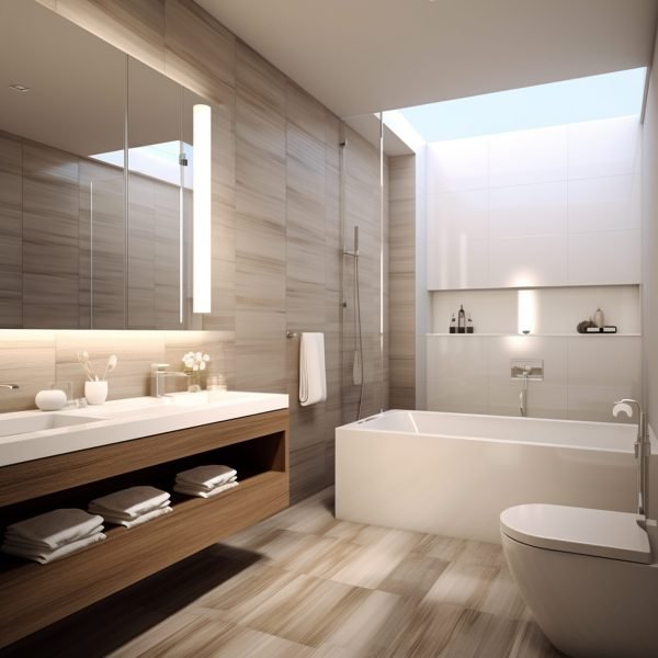 Baño premium con acabados de alta gama - Diseño VARGAS